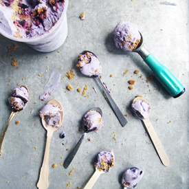 Blueberry Cheesecake Ice Cream