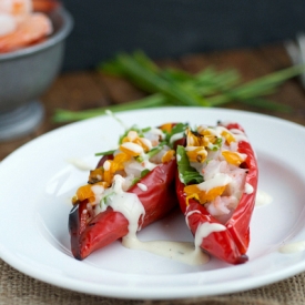 Shrimp Stuffed Sweet Peppers