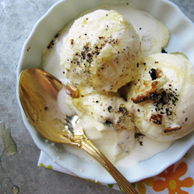 Salted Honey Toast Ice Cream