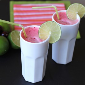 Sparkling Cherry-Vanilla Limeade