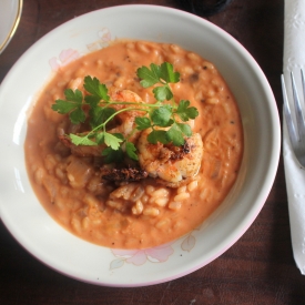 Shrimp Cream Truffle Risotto