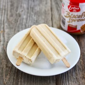 Creamy Biscoff Ice Pops