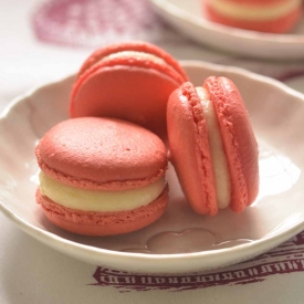 Red Velvet Macarons