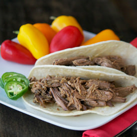 Korean Shredded Beef Tacos