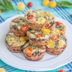 Basil, Sausage & Egg Muffins