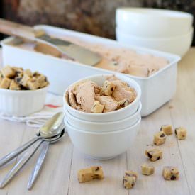 No-Churn Chocolate Cookie Dough