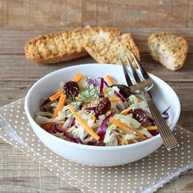 Red and White Cabbage Salad