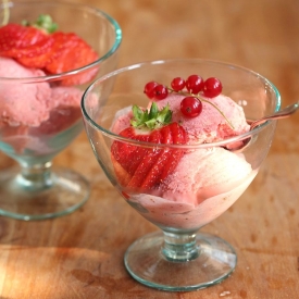 Strawberry Basil Ice Cream