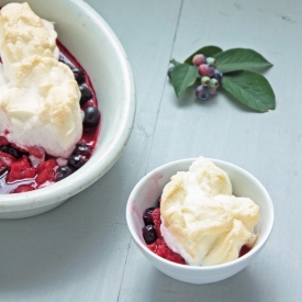 Summer Berry Meringues