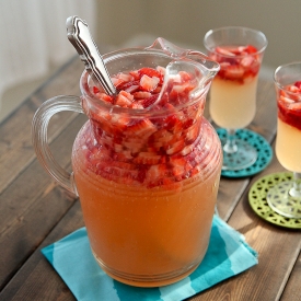 Ginger Strawberry Lemonade