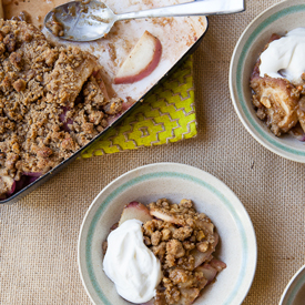 White Peach Crisp