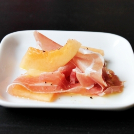 Parma Ham with Cantaloupe