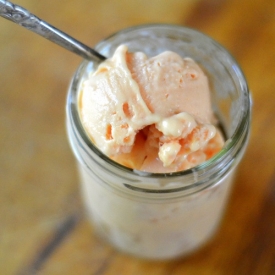 Fresh Nectarine Frozen Yogurt