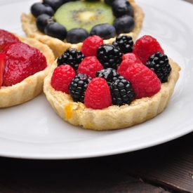 Lemon Tarts with Fresh Fruit