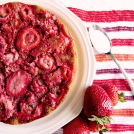 Strawberry Upside-Down Coconut Cake