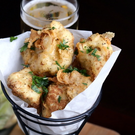 Beer-Battered Cauliflower