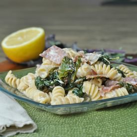 Kale, Prosciutto & Ricotta Rotini