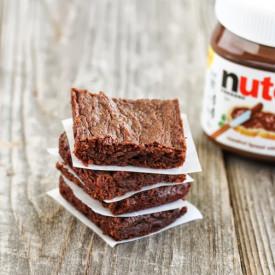 Eggless Nutella Brownies