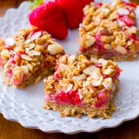 Strawberry Oat Squares