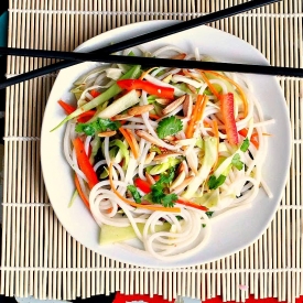 Asian Vermicelli Rice Noodle Salad