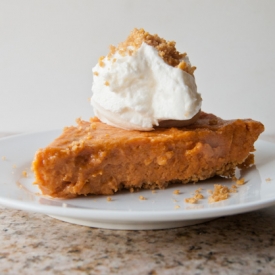 Frozen Pumpkin Mousse Pie