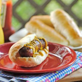 Homemade Hot Dog Buns