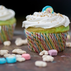 Lucky Charms Cupcakes