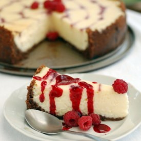 White Chocolate Berry Cheesecake