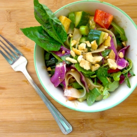 Thai Basil Coconut Cucmber Salad