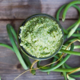 Walnut Scape Pesto