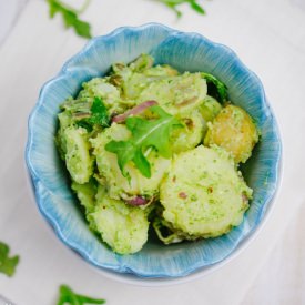 Arugula Pesto Potato Salad