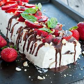 Yogurt Banana Chocolate Semifreddo