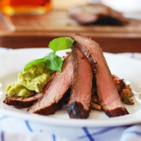 Maple Bourbon Flank Steak