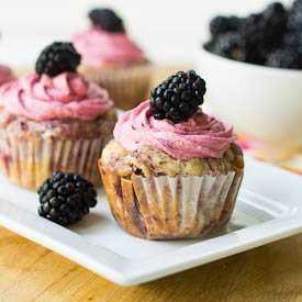 Blackberry Cupcakes