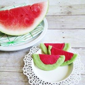 Jello Flavored Watermelon Cookies