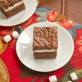 Peanut Butter Krispie Brownies