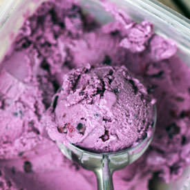 Blueberry Buttermilk Ice Cream