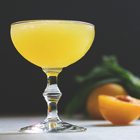 Golden Plum and Sage Cocktail