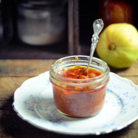 Spicy Heirloom Tomato Relish