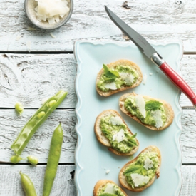 Fava Bean Crostini