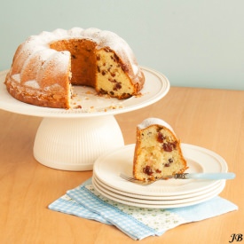 Cranberry Cream Cheese Bundt Cake