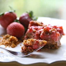 PB, Maple and Strawberry Slice