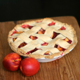 Raspberry Nectarine Pie