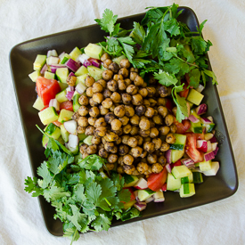 Chickpea & Veg Salad from Jerusalem