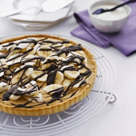 Dark Chocolate Banoffee Tart