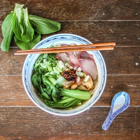 Asian Pork Noodle Soup