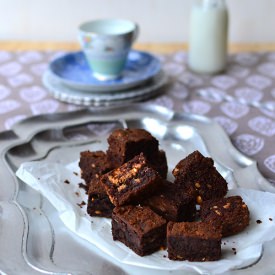 Nutella Peanut Butter Brownies