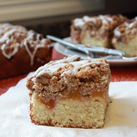 Fresh Peach Crumb Cake