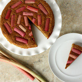 Rustic Rhubarb Torte