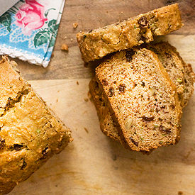 Zucchini Banana Bread